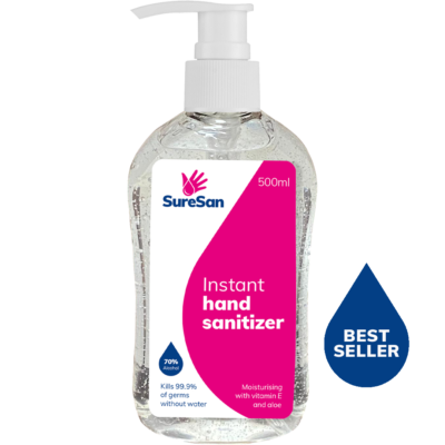 500ML, PUMP HAND SANITISER GEL