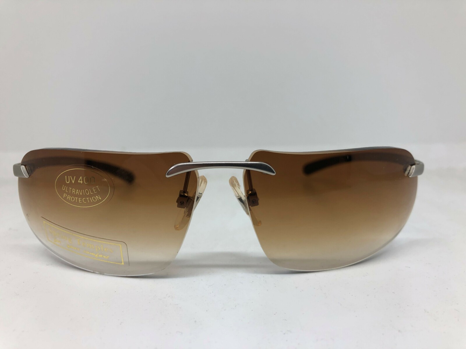 Model NICE Rimless Sunglasses.