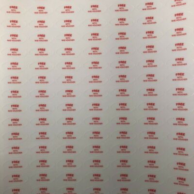 Promotional Demonstration Lens Labels (Free with NHS voucher)